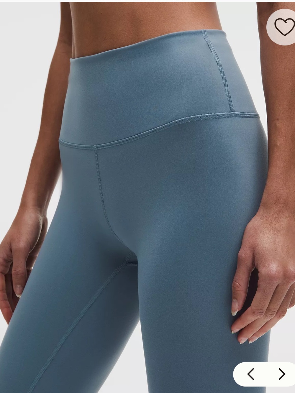 Lululemon Wunder Train High-Rise 28” Leggings in Steel Blue - Picture 5 of 12